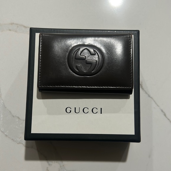 Gucci Key Holder Chocolate Color - Picture 1 of 4